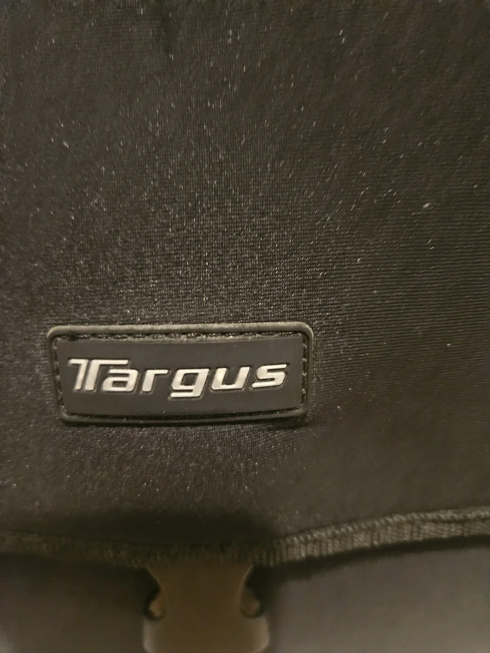 Targus Black Laptop Messenger Bag with Gray Panels